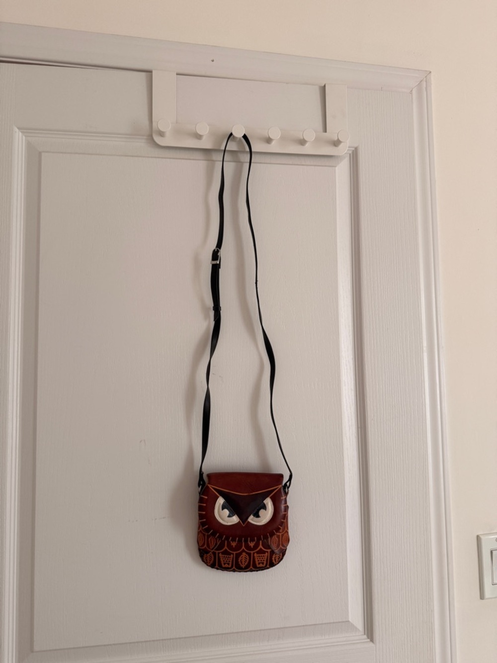Brown Owl Crossbody Bag - Women